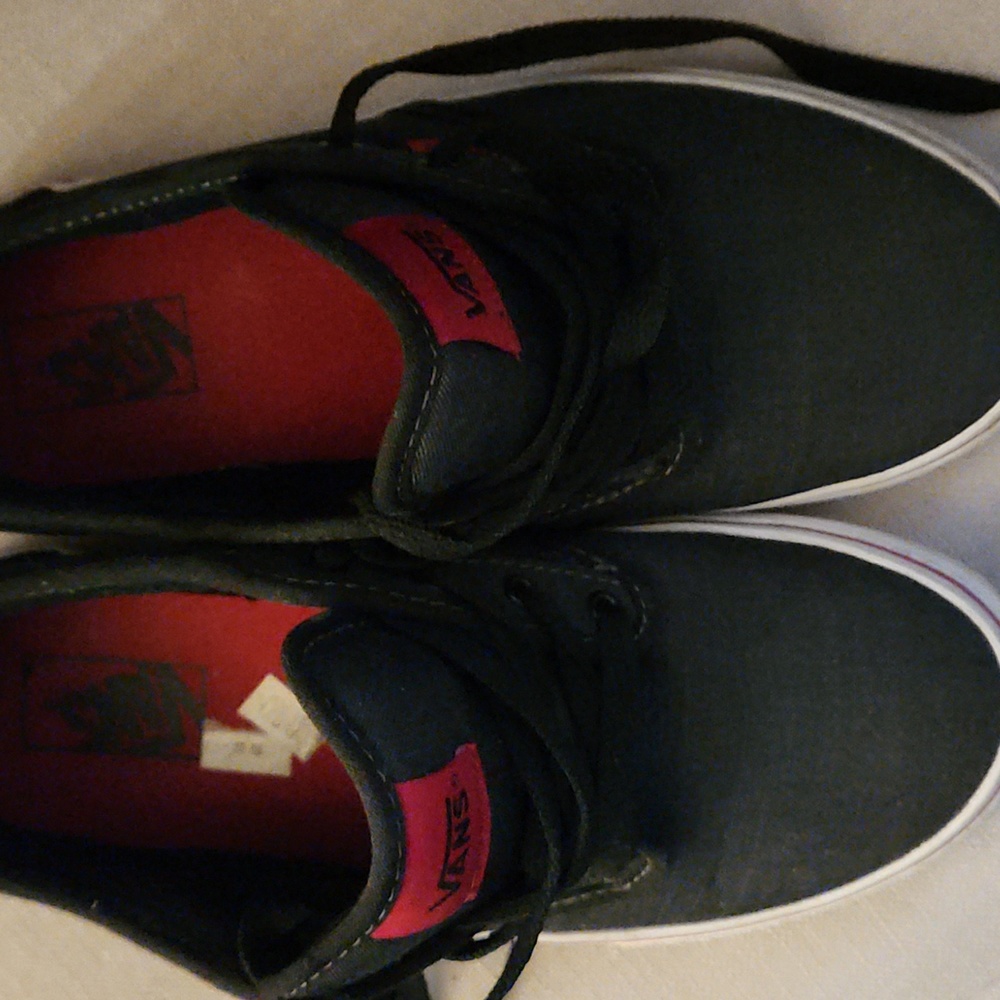 Vans size 4y
